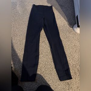 Navy Lululemon leggings size 2